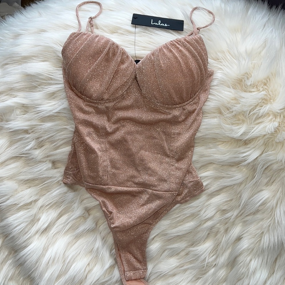 LuLus Bodysuit. NEW WITH TAGS. Size Medium.